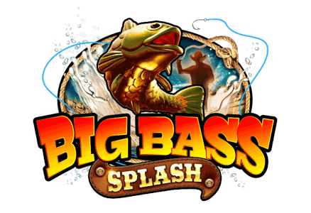 Big Bass Splash logo with orange to yellow gradient lettering